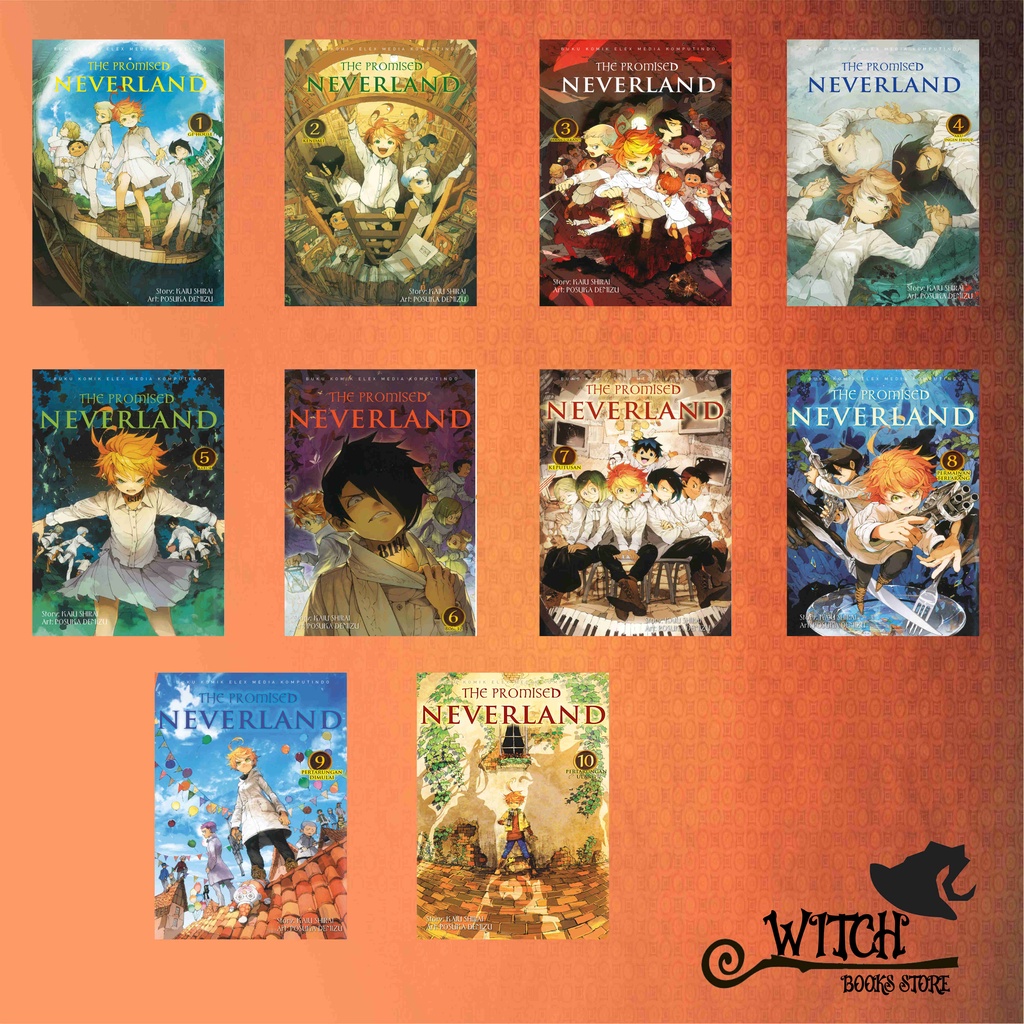 Komik Manga The Promised Neverland volume 1 - 20 [end] (Cabutan/ satuan/ eceran)