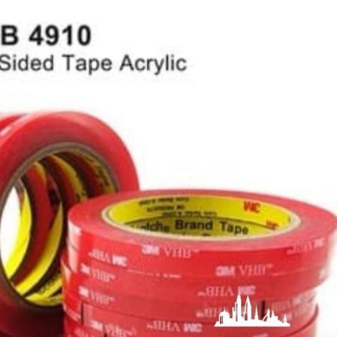 

✻ 3M Double tape VHB 4910 Clear- Perekat 3M Original- Doble tip 12mm ☋
