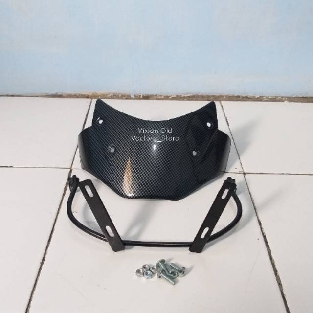 Visor Motor Vixion Old karbon