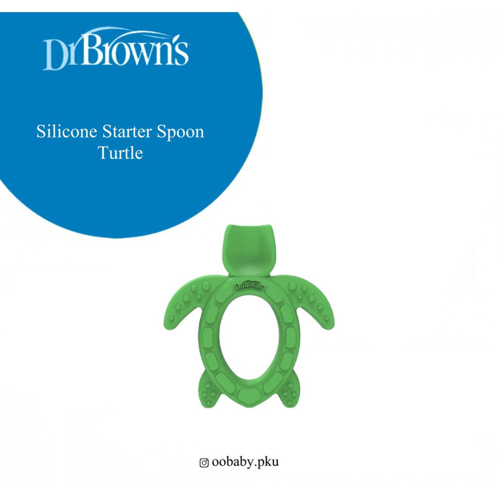 Dr.Brown's silicone starter spoon - Turtle