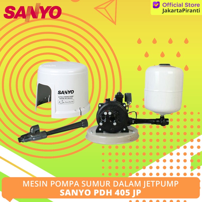 MESIN POMPA JETPUMP SANYO PDH 405 JP (POMPA SUMUR DALAM)