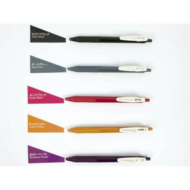 

Pulpen Gel Sarasa Clip Vintage Colour 0.5mm
