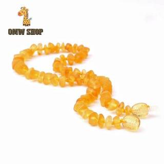 OMWshop Kalung  Amber Bayi  Kalung  Anti  Rewel  Pereda Nyeri 