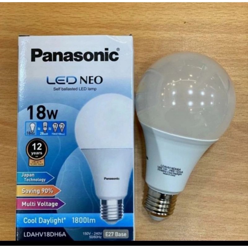 lampu led bulb panasonic 15w 18w 20w 23w bohlam rumah downlight 15 18 20 23 watt led