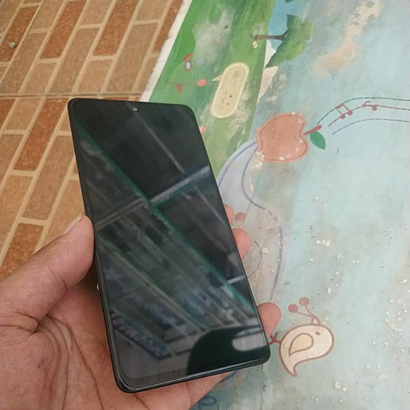 LCD SAMSUNG A71 asli copotan