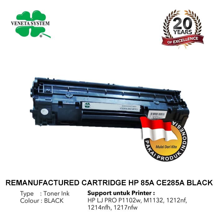 TONER CARTRIDGE 85A CE285A BLACK REGULER