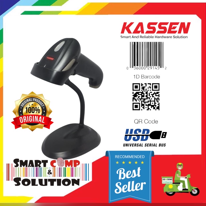 Scanner Barcode Kassen KS 602 / KS-602 / KS602 - 1D 2D USB