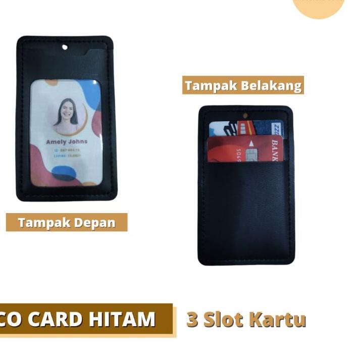 

Baru LANYARD TENUN / ID CARD HOLDER TALI - 3 SLOT KARTU ~