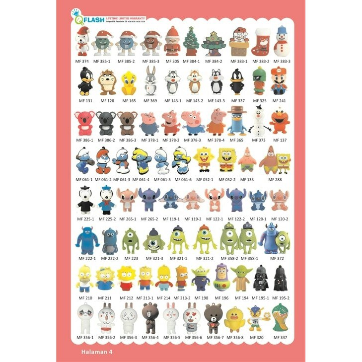 FLASHDISK 4GB KARAKTER UNIK