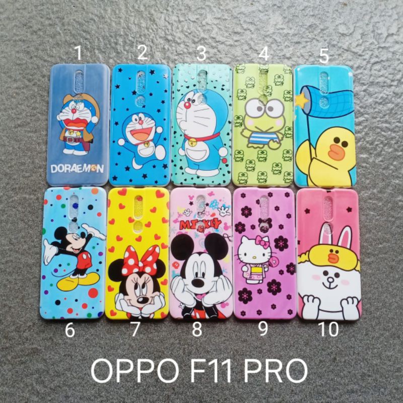 Case gambar Oppo F11 pro motif cewek ( 2 motif ) soft case softcase softshell silikon cover casing kesing housing