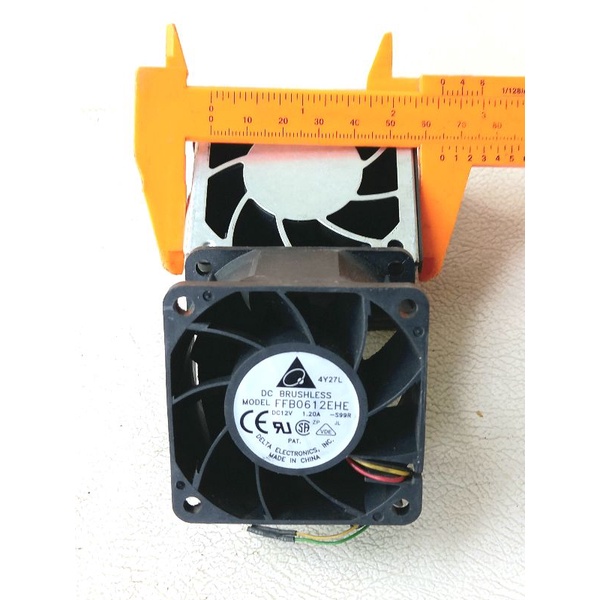 Fan dc Brushless Delta FFB0612EHE 12v 1,2A 6x6x3,8cm