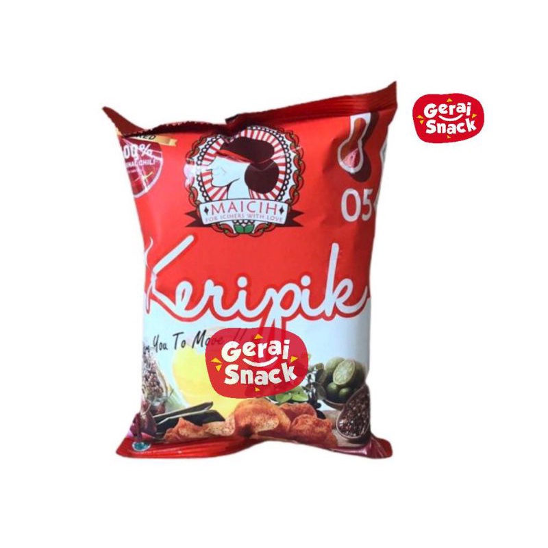 Keripik Maicih AXL Level 5 - Keripik Singkong Pedas Khas Bandung 100g