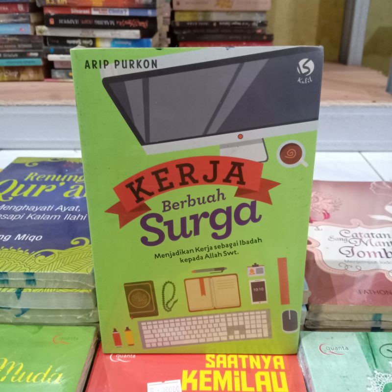( PROMO ) Obral buku bacaan islami murah serba 10.000 ( 10rb ) // motivasi islami // novel Islam // pengetahuan Islam // quanta // belanoor-Kerja berbuah surga