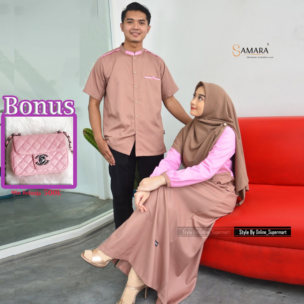 Baju Muslim Couple Baju Koko Pasangan