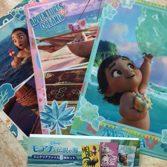 

Ori Moana mini clear file folder set