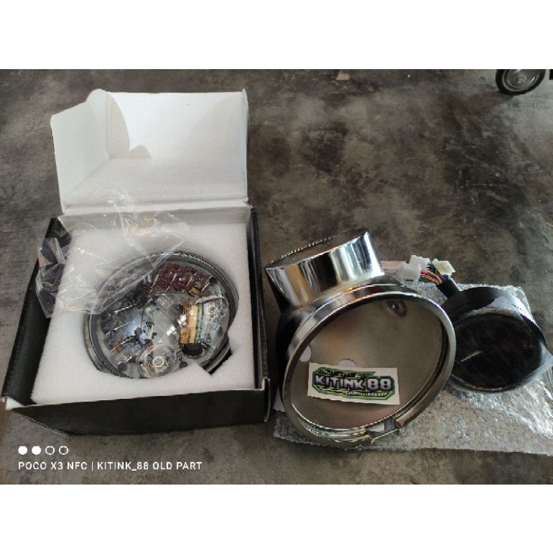 batok lampu YL crom set spidometer dan daymaker