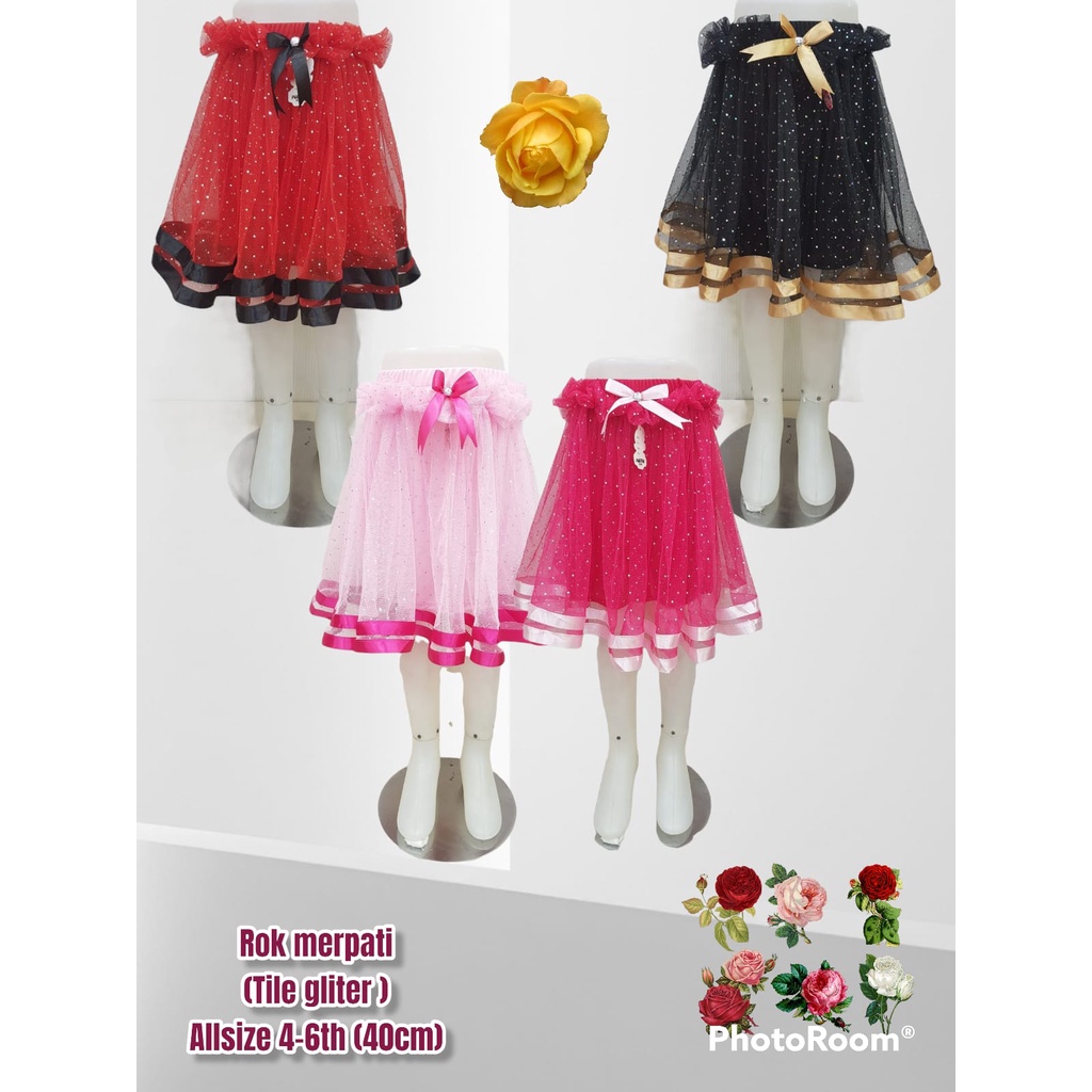 Rok merpati / Rok tutu anak / Rok tile anak / Rok pesta anak / Rok pesta anak