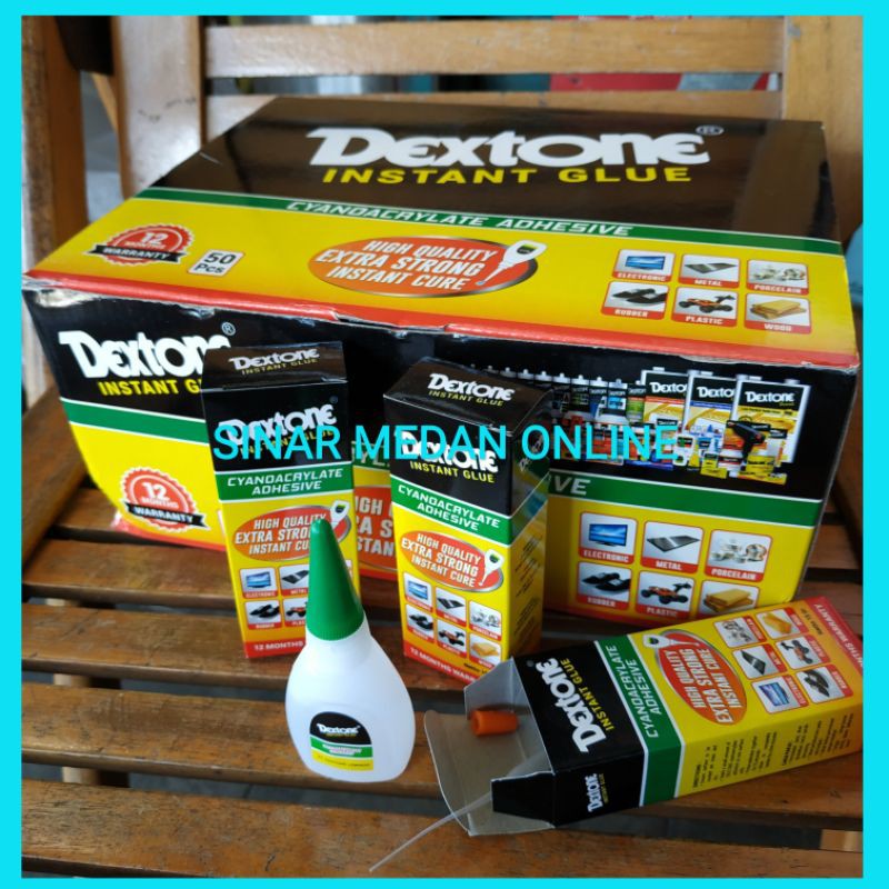 

Lem Dextone Instant Glue Cyanoacrylate Adhesive Lem Setan