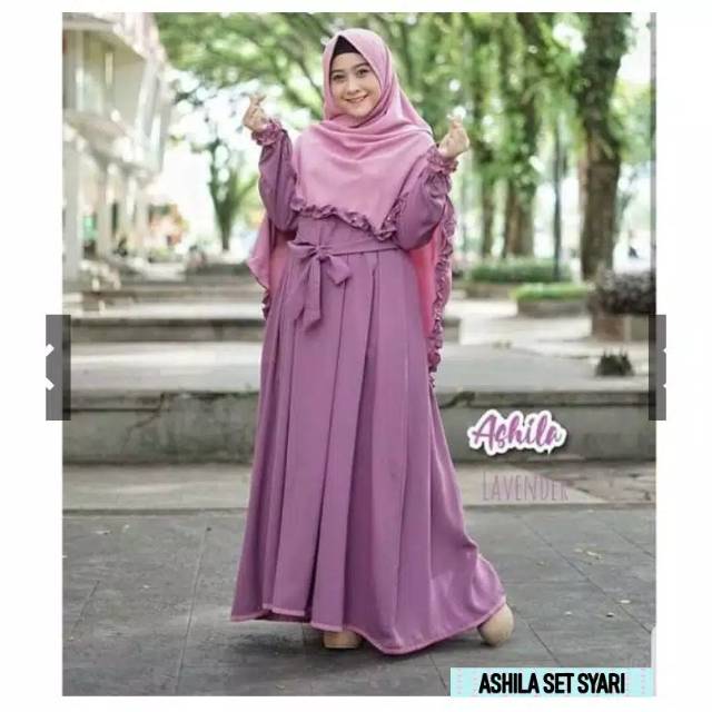 Ashila Syari | Pakaian Muslim | Pakaian Wanita | Baju Muslim | Gamis syari | Baju Gamis | Baju Syari