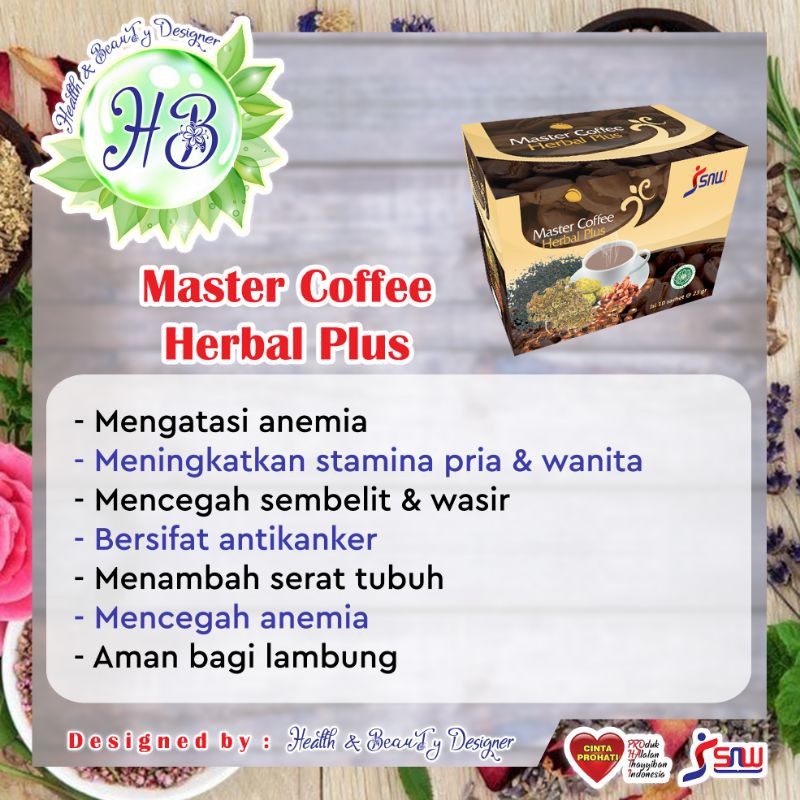 

Master Coffee Herbal Plus @10sachet - Meningkatkan Stamina Pria & Wanita - Lambung & Jantung Aman