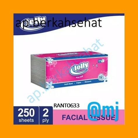 TISSUE WAJAH JOLLY ISI 250 SHET PER PACK