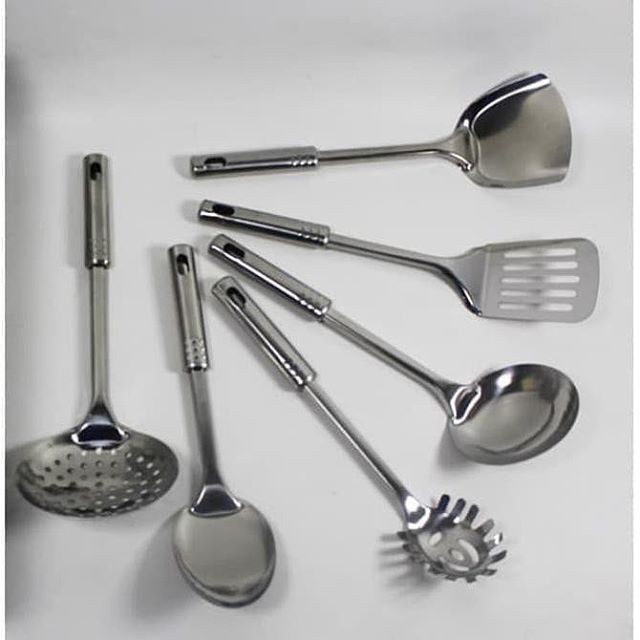 [BISA COD] 7in1 SET PERALATAN Masak (KITCHEN TOOLS SET) / Spatula Set Stainless