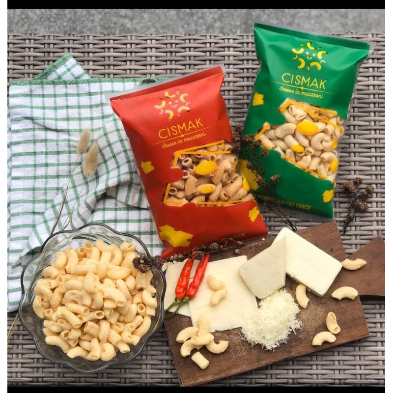 Makaroni Keju Cismak Cheese in macaroni 250 gram spicy ori keju