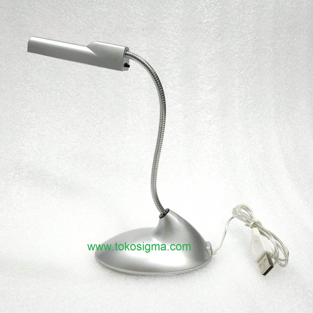 Lampu Meja Baca Belajar LED USB Leher Tekuk Sorot Tidur Desk Lamp 07A