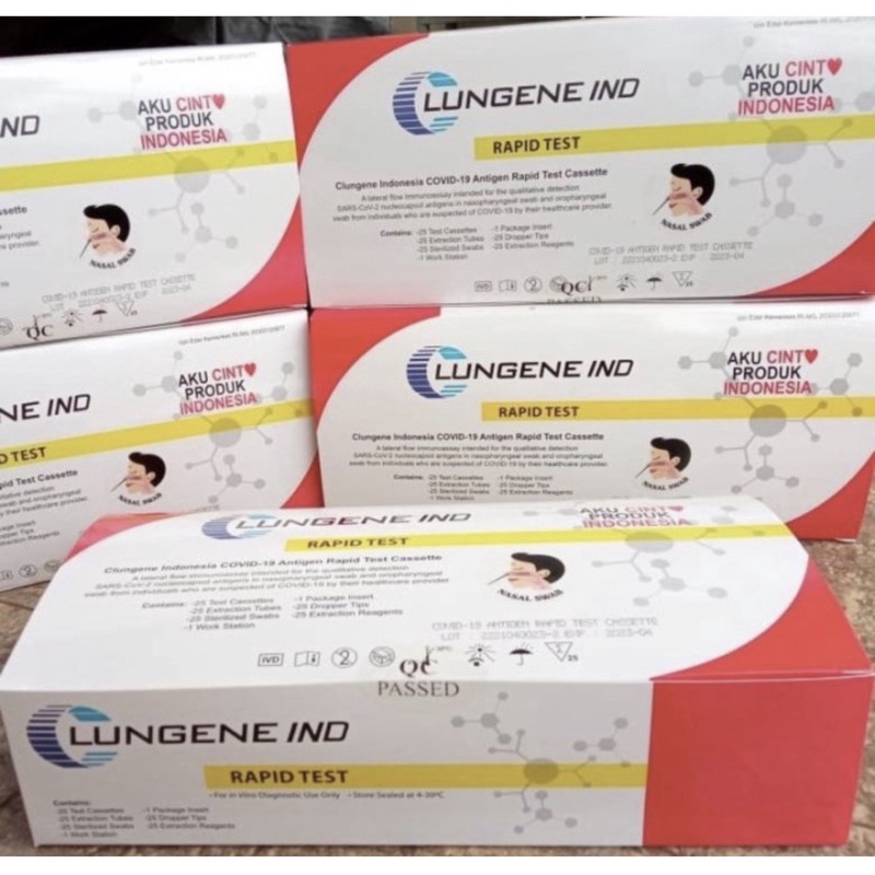 Alat swab test antigen rapid per-box. bisa test sendiri 92% akurat jual per - BOX