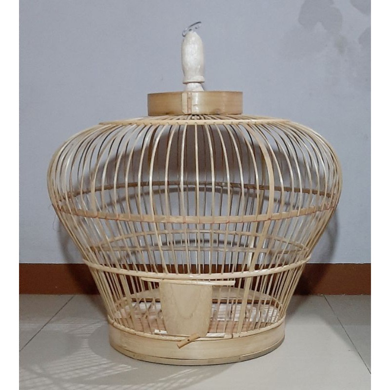 Sangkar Burung Tekukur Bambu