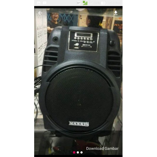 SPEAKER PORTABLE TOA MEETING WIRELESS MAXXIS 6 INCH