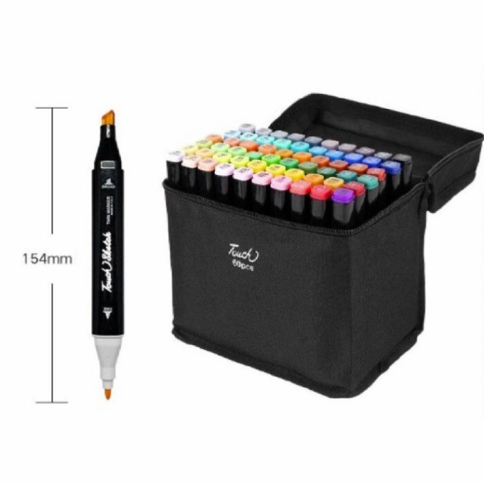 

Sale!!! Touch Alcohol Based Markers 60 Warna. Spidol Dual Tip. Sale!!!