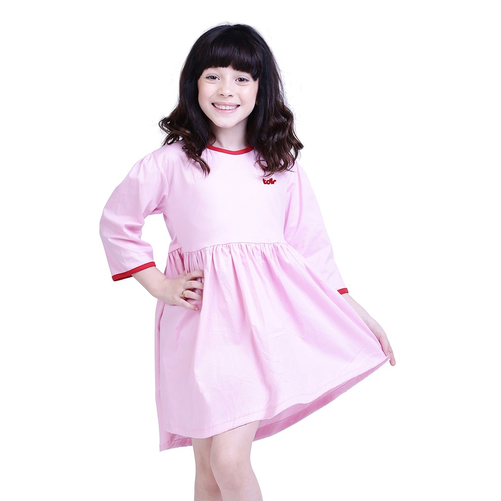 pakaian anak perempuan,baju anak cewek,setelan baju anak,dress anak T 3258