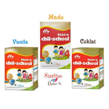 Susu Morinaga Chil School Vanilla Madu Coklat strawberry 400 gram dan 800 gram