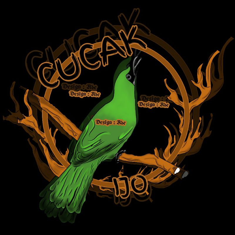 Logo design baju atau communitas hobby burung kicau