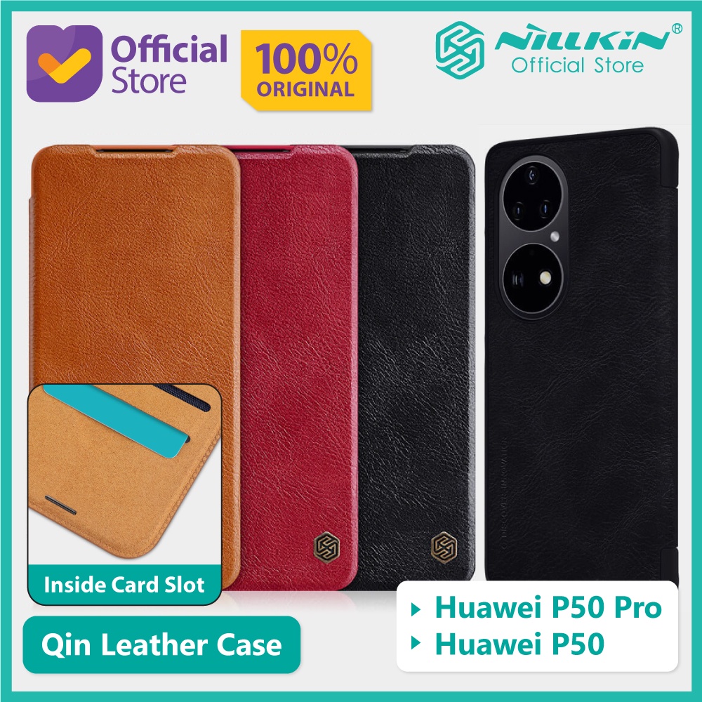 Case Huawei P50 / P50 Pro Nillkin Qin Leather Flip Casing