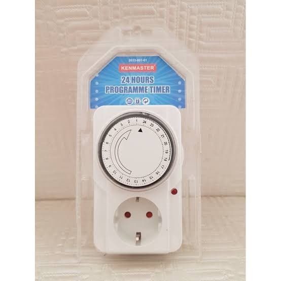 Cindiashope Timer Listrik / Pengatur Aliran Listrik / Pengatur Lampu Aquascape