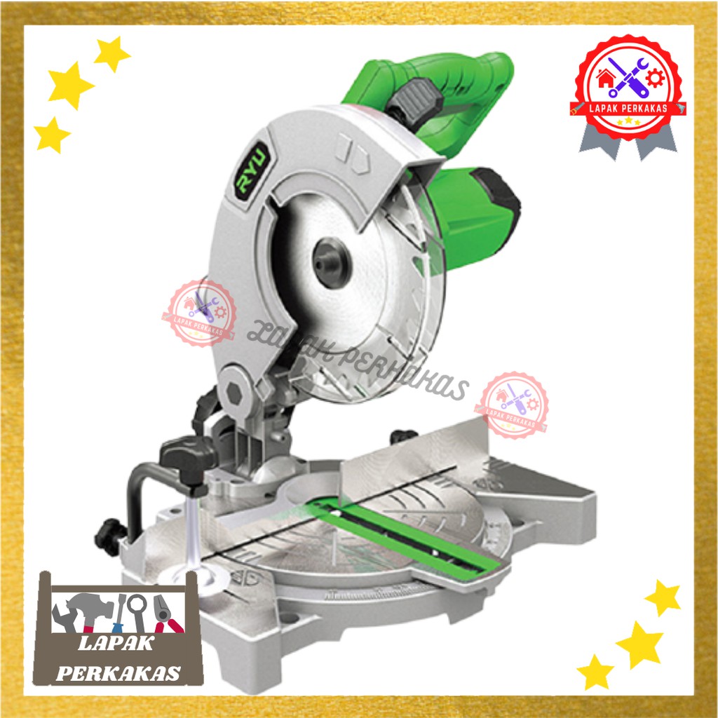 Ryu RMS 180 Mesin Potong Alumunium Kayu Mitre Saw 7" Miter Saw 7" inch