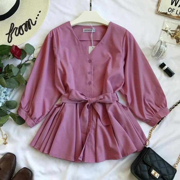 Ramayana Chapter 9 Blouse Kimono Ikat Tangan 7 8 Dolby i.60755826.1655489064 / Pakaian Wanita / Atas