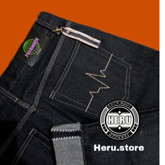 Qog24 ✅ DENIM SELVEDGE SHELSTICH 16.OZ – DENIM FUCKMOUS ACCENT 16.OZ – CELANA DENIM –DENIM – DENIM S