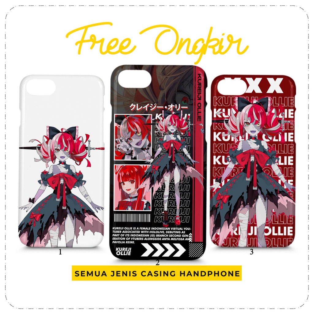 Case Hololive Kureiji Ollie Custom Casing HP All Type