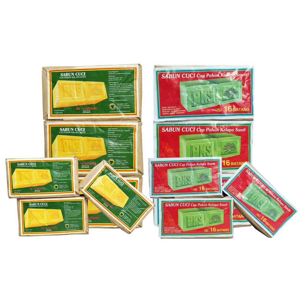Sabun Cuci Batang PKS (Pohon Kelapa Sawit) 16 Batang