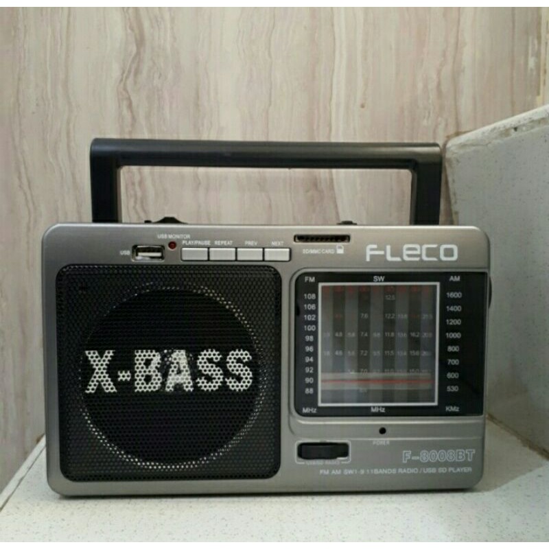 Cod Radio Jadul Fleco F-8008BT//Bisa bayar ditemat