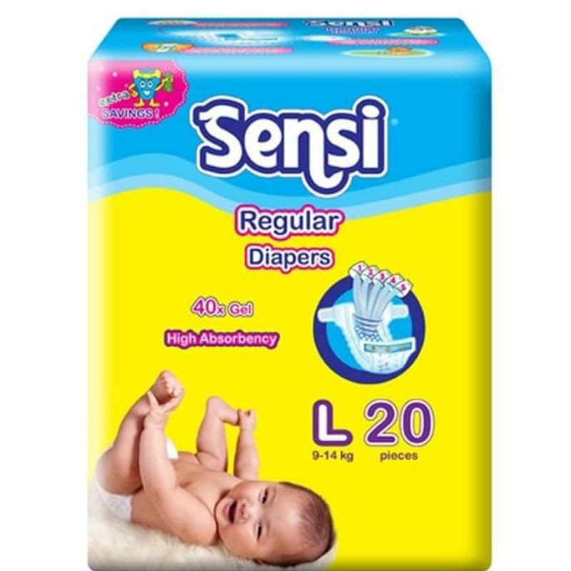 SENSI popok perekat -  diapers bayi newborn tape NB 12 S20 M20 L20 XL16