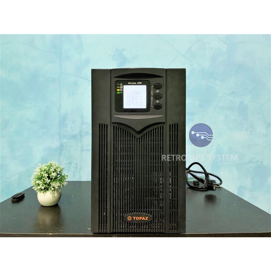 UPS Online PSW TOPAZ 1500VA 1.5KVA 48V Bergaransi