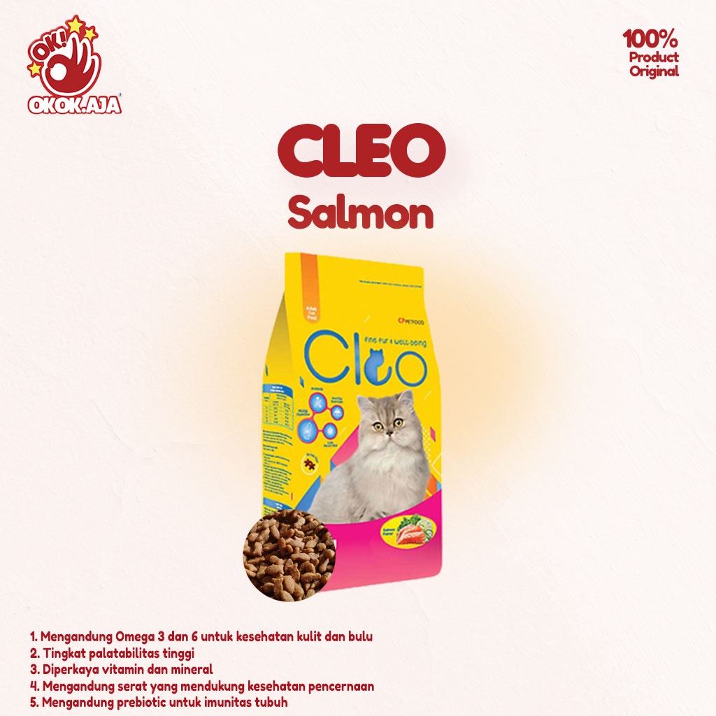 CLEO 500gr - 1kg Makanan kucing Kering premium