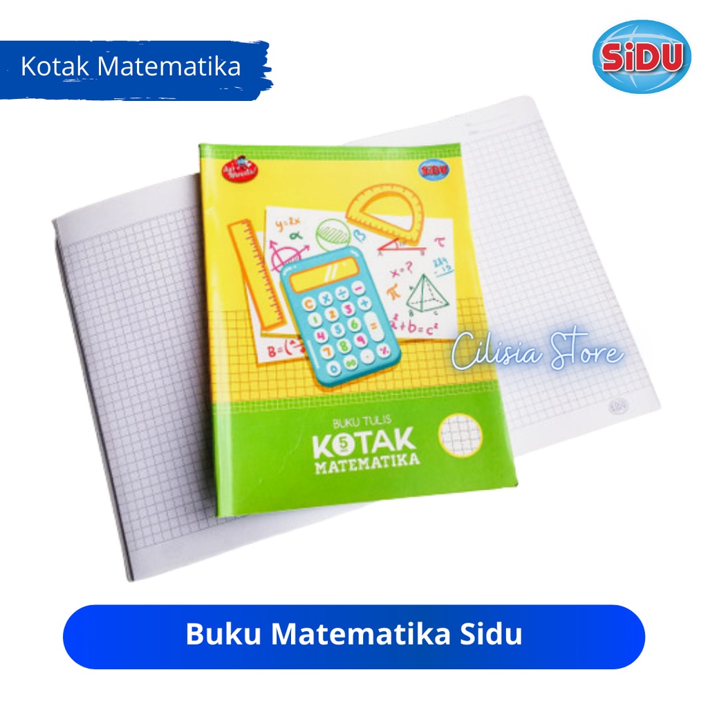 

Buku Tulis Kotak Matematika Kecil Sidu 38 Lbr / Buku Kotak Matematika