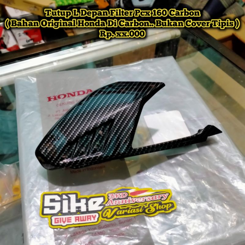 Cover L Cop Depan Filter Pcx 160 Vario 160 Bahan Ori Honda