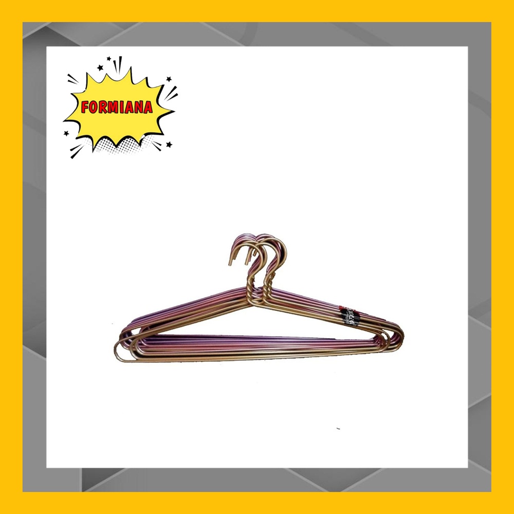 FM - Gantungan Baju Aluminium Jawa Maspion - 12 pcs