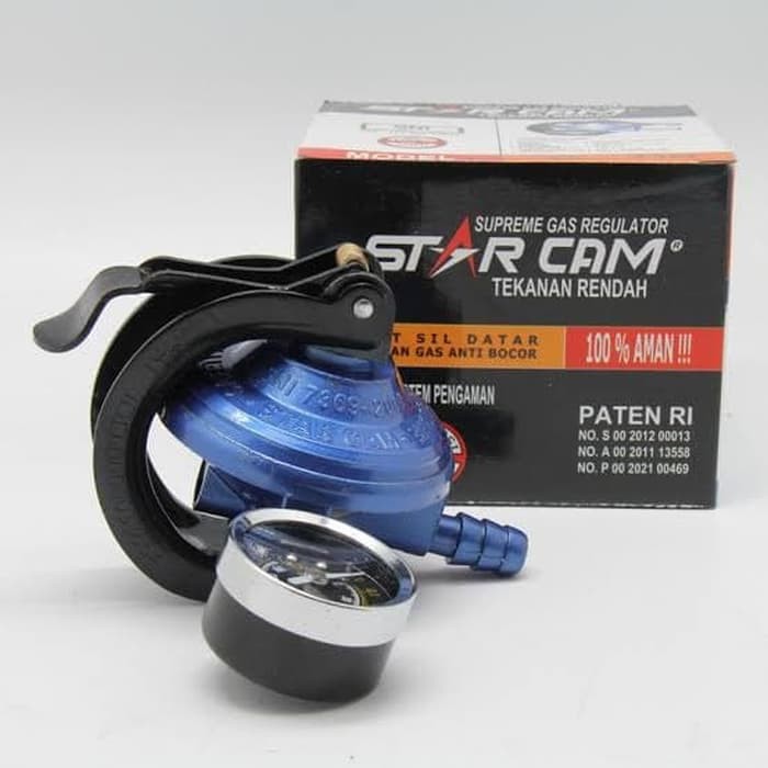 Regulator Gas Starcam Meteran SC 23M Kepala Regulator Jepit Meteran